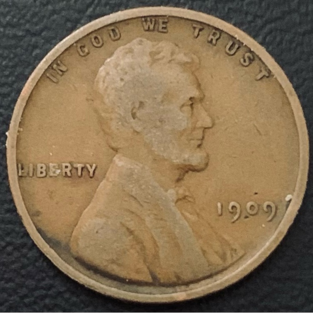 Vintage 1909 VDB Lincoln Penny